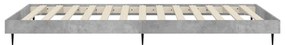 Estrutura de cama 100x200 cm derivados de madeira cinza sonoma