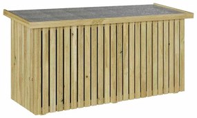 Caixa de Armazenamento 119x44x58.5 cm Madeira de Pinho Tratada