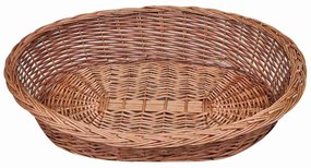 Cesto para cão/cama para animais salgueiro natural 90 cm