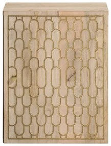 Armário de parede p/ casa de banho 38x33x48 cm mangueira maciça