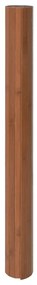 Tapete retangular 100x200 cm bambu castanho