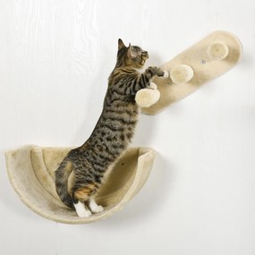 PawHut Prateleiras de Escalada para Gatos de Parede Conjunto de Pratel