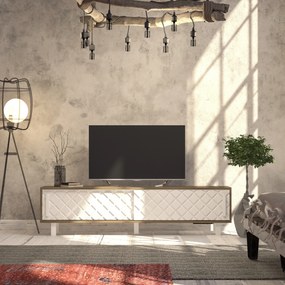 Móvel de TV Rob – Carvalho Branco – 180 cm x 48,2 cm x 35 cm