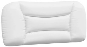 Cama com colchão 80x200 cm couro artificial branco