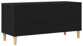 Armário de Registro vidaXL Madeira de Carvalho Preto 100x38x48 cm Made