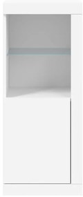 Aparador com luzes LED 41x37x100 cm branco
