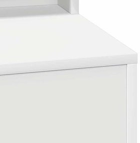 mesa de maquilhagem vidaXL com luzes LED brancas 79x41x135 cm