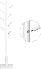 Cabide aspeto simples 30 x 30 x 175 cm branco