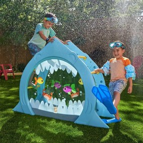 Escalada para Crianças Tubarão Azul