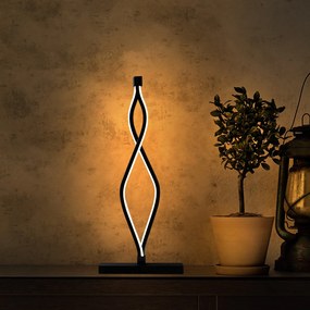 Candeeiro de Mesa Zozo – Preto – 20x48x12 cm