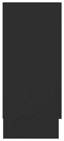 Aparador 120x30,5x70 cm derivados de madeira preto