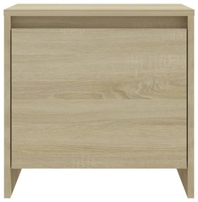 Mesa cabeceira 45x34x44,5cm derivados madeira carvalho sonoma