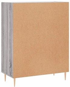 Aparador 69,5x34x90 cm derivados de madeira cinzento sonoma