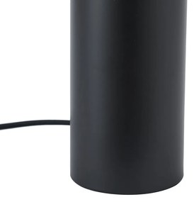 Candeeiro de mesa moderno preto 24cm - Cylinder Moderno