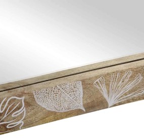 Espelho casa de banho 50x3x70 cm madeira maciça manga
