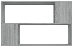 Estante 100x24x63 cm derivados de madeira cinzento sonoma