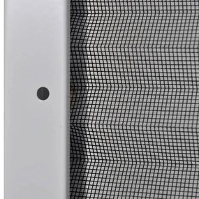 Tela anti-insetos plissada janela + quebra-luz alumínio 60x80cm