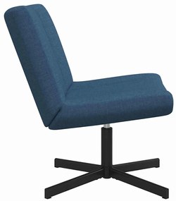 Cadeira de Descanso Azul Tecido Médio Ergonómica