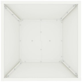 Suporte para Plantas Branco Metal 40 x 40 x 101 cm