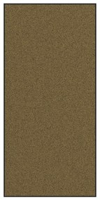 Capacho Lavável Castanho 120x250 cm