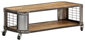 vidaXL Mesa de centro 100x50x35 cm madeira de mangueira maciça