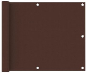 Tela de varanda 75x400 cm tecido Oxford castanho