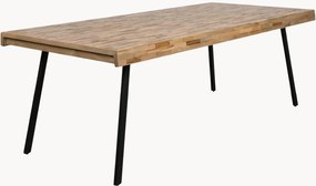 Mesa de jantar com tampo em madeira de teca Suri, vários tamanhos
