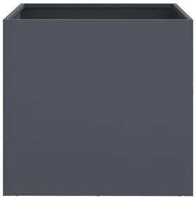 Vaso/floreira 42x40x39 cm aço antracite