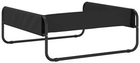 Cama para cães elevada tecido oxford e aço antracite