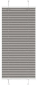 Antracite Plissada Cega 55x150 cm Largura Tecido 54,4 cm