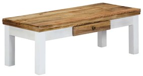 Mesa de centro 110x50x40 cm madeira de mangueira maciça