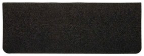 Tapetes de escada adesivos 30 pcs 65x24,5x3,5 cm preto