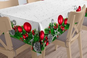 NATAL - Toalha de mesa 150x250 cm - 100% algodão jacquard