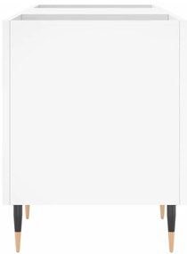 Armário para discos 121x38x48 cm derivados de madeira branco