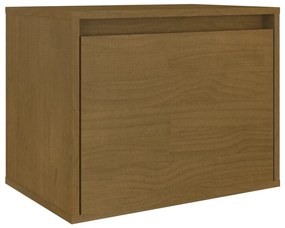 Móveis de TV 3 pcs madeira de pinho maciça castanho-mel