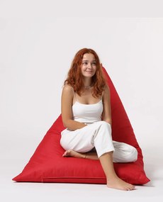 Pufe de Jardim Pyramid Big Bed – Vermelho – 145x90x35 cm | Tribo Home