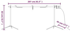 Conjunto de grelhador automático e tabuleiro aço inoxidável