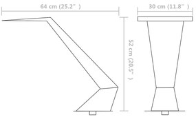 Fonte para piscina aço inoxidável 64x30x52 cm prateado