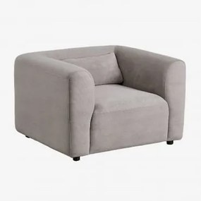 Poltrona Fogler Bombazina Toupeira Claro - Sklum