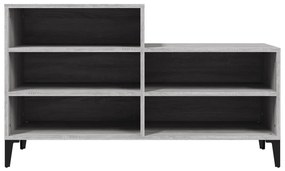 Sapateira 102x36x60 cm derivados de madeira sonoma cinza
