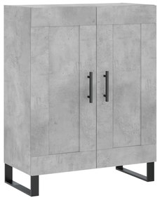 Armário alto 69,5x34x180 cm derivados de madeira cinza cimento