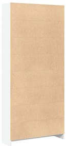 Estante 80x24x176 cm derivados de madeira branco