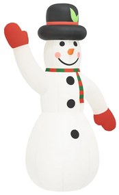 Boneco de neve insuflável com luzes LED 805 cm