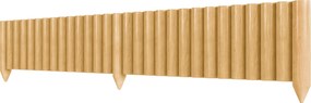 Outsunny Cerca de Jardim em Madeira Painel Decorativo Resistente e Fácil de Instalar para Pátio Relva Caminho 176x38 cm Madeira | Aosom Portugal