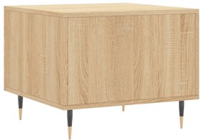 Mesa de centro 50x50x40 cm derivados de madeira carvalho sonoma