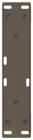 Pés para mesa de centro 2 peças aço natural 38x(42-43,3) cm aço