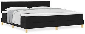 Cama Box com Colchão Preto 200x200 cm Tecido