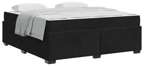 Estrutura da Cama Outros Preto 180 x 200 cm Veludo