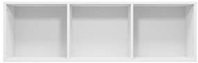 Estante/móvel de TV 36x30x114 cm derivados de madeira branco