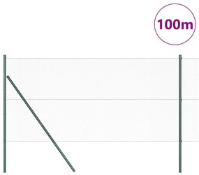 Cerca Hexagonal vidaXL Cinza 1x100 m Aço